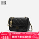 HR赫蓮娜包包女包小香風(fēng)經(jīng)典百搭菱格鏈條包女頭層牛皮單肩斜挎包女 黑色