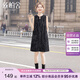絲柏舍寬松背心裙2025夏裝新裝女小個子設(shè)計感法式A字連衣裙S52B2045L