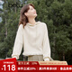 百圖betu女裝春季新款衛(wèi)衣復古減齡流蘇連帽寬松長袖衛(wèi)衣2401T20 杏色 M