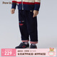 PawinPaw【商場(chǎng)同款】卡通小熊童裝25年春夏新款男寶寶休閑長(cháng)褲 Navy藏青色/59 90 cm
