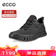 ECCO愛步 男鞋防滑輕便休閑鞋軟底低幫鞋男士牛皮風琴鞋靈動525224 41