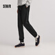 森馬（Semir）舒服褲|休閑褲男款運動(dòng)束腳褲黑色褲子冬季錐形長(cháng)褲101724127108