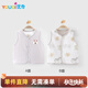 優(yōu)奇嬰兒衣服護肚背心秋冬季寶寶雙面穿40克夾棉馬甲兒童坎肩馬夾保暖