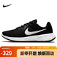 耐克NIKE跑步鞋男緩震透氣REVOLUTION 6運動(dòng)鞋DC3728-003黑白42