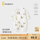 童泰嬰兒連體衣春秋季純棉初生寶寶長(cháng)袖哈衣兒童家居服內衣爬服 綠色小兔（偏開(kāi)款） 73cm (建議5-12個(gè)月身高66-75cm)