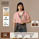 Teenie Weenie【亞麻】小熊女裝襯衫2025年夏季新款清新多巴胺襯衣 淺粉色 M