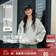 森馬外套女短款寬松純色夾克2025春秋復(fù)古休閑棒球領(lǐng)109125108005