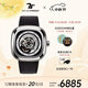 SEVENFRIDAY七個星期五手表P系列方形大表盤自動機(jī)械表瑞士時尚男表 P1B/01 皮帶款