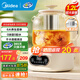 美的（Midea）【國家補(bǔ)貼】0膠水全玻璃全自動養(yǎng)生壺 1.2L大容量辦公室多功能茶漏煮茶壺 燒水壺24h恒溫可煮小米 0膠水全玻璃帶濾網(wǎng)MK-YS12B102 1.2L