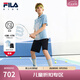 FILA KIDS斐樂(lè )童裝兒童套裝2025年夏季新款男童POLO衫短褲兩件套 滿(mǎn)印一-ZA 150