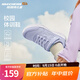 Skechers斯凱奇兒童四季運動(dòng)鞋男女童魔術(shù)貼休閑鞋中大童跑步鞋405315L 【四季款】女童-薰衣草色/LAV 34