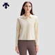 DESCENTE迪桑特DUALIS系列都市通勤女士長(cháng)袖POLO衫 CR-奶油色 2XL (180/96A)