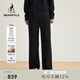 beanpole 濱波春秋女士黑色闊腿休閑衛褲 黑色 26 160/66A