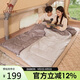 駱駝（CAMEL）戶外露營保暖便攜式雙人睡袋室內(nèi)旅行加厚睡袋 A9W3F5150云霧灰 