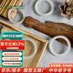 玉緣和田玉白玉手鐲多圈口選擇油潤細膩送家人長(cháng)輩品相精美揚州玉器廠(chǎng) 款七圈口57mm