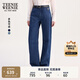 Teenie Weenie小熊女裝牛仔褲2025年秋季新款簡約舒適松弛感香蕉褲 牛仔色 S