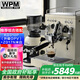 惠家（WPM） 咖啡機磨豆機組合搭配 家用商家半自動(dòng)咖啡機 意式咖啡豆研磨機 KD310P(升級OPV)+ZD17N米白色