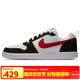 耐克NIKE男休閑鞋COURT BOROUGH新年紅運動鞋838937-102黑白/紅42