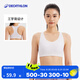 迪卡儂（DECATHLON）運(yùn)動內(nèi)衣女跑步健身防震內(nèi)衣裹胸美背文胸健身背心女RUNW 工字背款米白色 L