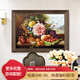 奇瓦麗美式餐廳裝飾畫(huà)歐式風(fēng)格高級(jí)感掛畫(huà)餐桌壁畫(huà)水果手繪油畫(huà)玄關(guān)畫(huà) Q1款富貴牡丹 40*60cm 復(fù)古棕框-肌理畫(huà)