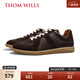 THOM WILLS【舒適軟內(nèi)里】德訓(xùn)鞋男足弓支撐經(jīng)典休閑板鞋夏季百搭男鞋反絨皮 咖色G745 40 /7碼