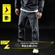 Monster Guardians運動(dòng)褲男 3D裁剪挺闊修身薄款軟殼休閑百搭運動(dòng)長(cháng)褲 Dark Gray 深灰 XL
