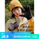 駱駝（CAMEL）戶(hù)外冬季手套女指紋解鎖觸屏騎車(chē)滑雪手套男哈爾濱旅游保暖裝備 133CB00004A，黑色 均碼