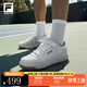 斐樂(lè)（FILA）官方男鞋圓盾板鞋2025年秋鞋子透氣運(yùn)動(dòng)鞋休閑鞋 標(biāo)準(zhǔn)白-CD 41