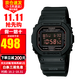 卡西歐（CASIO）G-SHOCK經(jīng)典系列街頭時尚小方塊防水運動電子表男士學生表 DW-5600MS-1