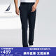 諾帝卡（NAUTICA）【單件直降】男裝25春夏新款涼感四面彈修身直筒休閑褲男PO5221 藏青4NV 36