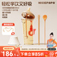 奶爸爸（Nicepapa）翻蓋奶瓶新生兒ppsu防脹氣奶瓶寶寶寬口徑奶瓶生肖紀(jì)念款奶瓶套裝 龍年款 300ml 7-10個月 含直飲管+吸管刷