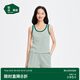松山棉店小薄荷條紋女士帶杯背心套裝綠條紋M