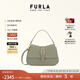 芙拉（FURLA）【七夕禮物】【明星同款】FLOW中號(hào)牛皮女士通勤手提包單肩斜挎包 綠色