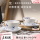 RoyalCopenhagen[七夕禮物][檀健次同款]皇家哥本哈根藍色繽紛手繪茶杯下午茶 藍色繽紛-萬用杯碟2杯2碟