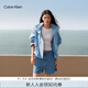 Calvin KleinJeans夏季女士經(jīng)典ck復古潮流毛邊高腰寬松牛仔短褲J224362 1AA-牛仔淺藍 25