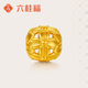 六桂福珠寶 禮黃金轉運珠 繡球 足金轉運珠黃金手繩手串 GH0700057 1.10g