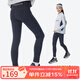 onmygame女童鯊魚褲兒童打底褲春秋仿牛仔運(yùn)動(dòng)瑜伽緊身褲子 牛仔黑 170