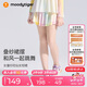 moodytiger【仙女家族】女童短裙速干涼感25年夏季新品輕薄透氣運動半身裙