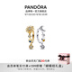 潘多拉（PANDORA）吟光耳環(huán)日月圖案鑲嵌不對稱設(shè)計閃耀精致七夕情人節(jié)禮物送女友 吟光 耳環(huán) 均碼