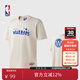 NBA【限時(shí)秒殺】球隊文化系列-湖人/勇士 情侶t恤休閑夏季運動(dòng)短袖男 金州勇士/淺灰白色 L