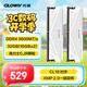 光威（Gloway）32GB(16GBx2) DDR4 3600 臺式機內存條 天策 馬甲條 海力士CJR CL18 皓月白