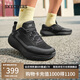 斯凱奇（Skechers）男鞋無憂跑鞋夏季厚底緩震跑步鞋透氣舒適戶外運動鞋健步鞋246086