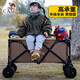 CAMEL露營(yíng)車(chē)戶(hù)外折疊推車(chē)營(yíng)地買(mǎi)菜溜娃遛狗車(chē)野餐大容量拉快遞兒童可躺