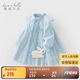戴維貝拉（DAVE＆BELLA）兒童裙子春秋裝女童國風(fēng)漢服連衣裙寶寶網(wǎng)紗公主裙