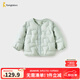 童泰（TONGTAI）嬰兒羽絨服冬季寶寶三防鴨絨服男童女童休閑外出輕薄款外套 綠色 90