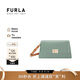 芙拉（FURLA）ZOE系列 漆皮小號(hào)女士時(shí)尚通勤單肩包 孔雀石綠【禮物】