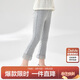 笛莎（DEESHA）笛莎童裝女童休閑褲2024夏季女童腳口花邊喇叭打底褲