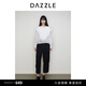 DAZZLE地素 襯衫2024年早秋女裝優(yōu)雅法式花邊圓領(lǐng)長(cháng)袖上衣 白色 S