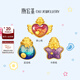 潮宏基 愛(ài)心星星許愿瓶黃金轉運珠足金琺瑯串珠送女友生日禮物 愛(ài)心瓶(紅)