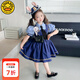 G.DUCKKIDS朱迪兔子警官洛麗塔公主裙兒童衣服夏裝小女孩生日裙子兒童cos服 連衣裙加領(lǐng)帶套裝aieksmq 150 （建議身高140cm 12-13歲）